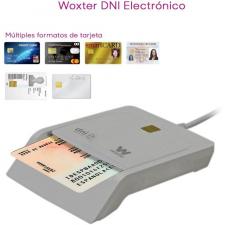 LECTOR DE DNI/TARJETAS INTELIGENTES WOXTER BLANCO - COMPATIBLE CON DNIE/DNI 3.0 Y SMARTCARDS - USB 2.0 - COMPATIBLE MAC/PC - Ima