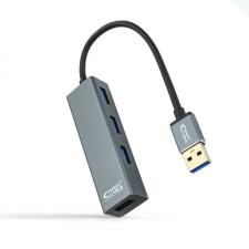 HUB 4 PUERTOS USB NANOCABLE 10.16.4402 - 4*PUERTOS USB 3.0 - CABLE 10CM - PLUG AND PLAY - GRIS