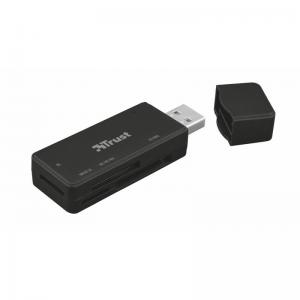 LECTOR DE TARJETAS EXTERNO TRUST NANGA USB 3.1 - COMPATIBLE SD / MICRO SD / M2 / MS - TAMAÑO COMPACTO - Imagen 1