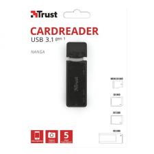 LECTOR DE TARJETAS EXTERNO TRUST NANGA USB 3.1 - COMPATIBLE SD / MICRO SD / M2 / MS - TAMAÑO COMPACTO - Imagen 3