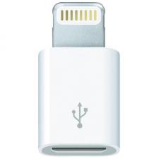 ADAPTADOR MICRO USB A LIGHTNING 3GO A200 - DE MICRO USB HEMBRA A LIGHTNING MACHO - 8 PIN - COLOR BLANCO