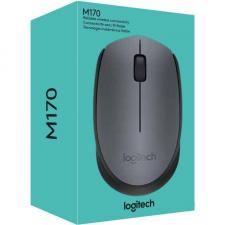 RATÓN INALÁMBRICO LOGITECH M170 NEGRO/GRIS - 2.4GHZ - NANO RECEPTOR USB - ALCANCE INALÁMBRICO 10M - DISEÑO AMBIDIESTRO - 1XAA - 