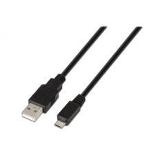 CABLE USB 2.0 AISENS A101-0028 - CONECTORES USB TIPO A MACHO/MICROUSB TIPO B MACHO - 1.8M - NEGRO