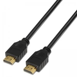 CABLE HDMI AISENS A119-0095 - ALTA VELOCIDAD CON ETHERNET - FULL HD - CONECTORES MACHO-MACHO - 3M - Imagen 1