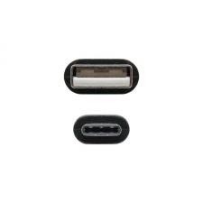 CABLE USB 2.0 NANOCABLE 10.01.2102 - CONECTORES USB TIPO-C/M-A/M - 3A - 2M - NEGRO - Imagen 3