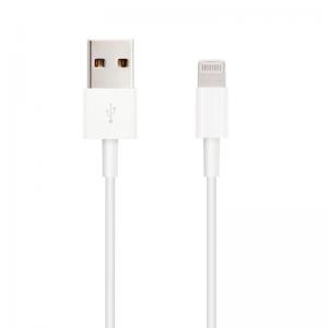 CABLE LIGHTNING A USB 2.0 NANOCABLE 10.10.0401 - CONECTORES LIGHTNING MACHO/ MICRO USB TIPO A MACHO - 1M - BLANCO - Imagen 1