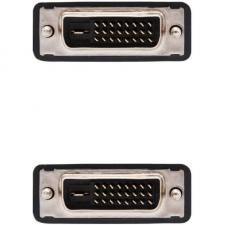 CABLE DVI DUAL LINK NANOCABLE 10.15.0802 - CONECTORES DP MACHO (24+1 PINES) AMBOS EXTREMOS - 1.8M - NEGRO - Imagen 3