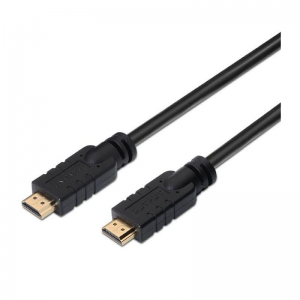 CABLE HDMI NANOCABLE 10.15.1810 - ALTA VELOCIDAD V1.4 - CONECTORES HDMI (TIPO A) MACHO - DOBLE FERRITA - 10M - NEGRO - Imagen 1