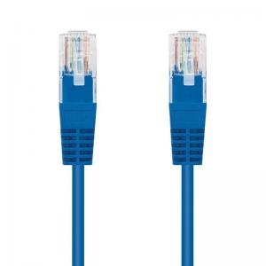 LATIGUILLO DE RED NANOCABLE 10.20.0400-BL - RJ45 - UTP - CAT6 - 0.5M - AZUL - Imagen 1