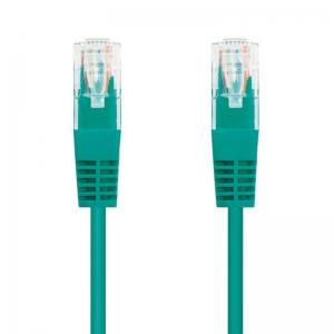 LATIGUILLO DE RED NANOCABLE 10.20.0400-GR - RJ45 - UTP - CAT6 - 0.5M - VERDE - Imagen 1