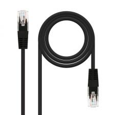 LATIGUILLO DE RED NANOCABLE 10.20.0401-BK - RJ45 - UTP - CAT6 - 1M - NEGRO