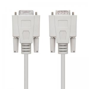CABLE SERIE RS232 NANOCABLE 10.14.0203 - CONECTORES TIPO DB9/M-DB9/H - 3M - BEIGE - Imagen 1
