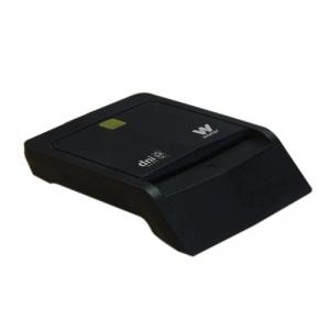 LECTOR DE DNI/TARJETAS INTELIGENTES WOXTER NEGRO - COMPATIBLE CON DNIE/DNI 3.0 Y SMARTCARDS - USB 2.0 - COMPATIBLE MAC/PC - Imag