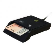 LECTOR DE DNI/TARJETAS INTELIGENTES WOXTER NEGRO - COMPATIBLE CON DNIE/DNI 3.0 Y SMARTCARDS - USB 2.0 - COMPATIBLE MAC/PC - Imag