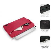 Funda Subblim Urban Laptop Sleeve para Portátiles hasta 15.6'/ Rojo - Imagen 4