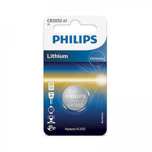 Pila de Botón Philips CR2032/ 3V - Imagen 1