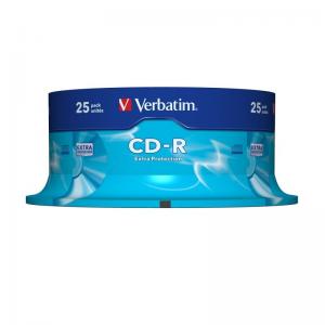 CD-ROM VERBATIM DATALIFE 52X 700MB TARRINA 25 UNIDADES EXTRA PROTECCIÓN - Imagen 1