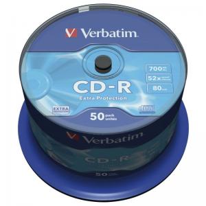 CD-ROM VERBATIM DATALIFE 52X 700MB TARRINA 50 UNIDADES EXTRA PROTECCIÓN - Imagen 1