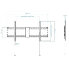 Soporte de Pared Fijo TooQ LP4390F-B para TV de 43-90'/ hasta 70kg - Imagen 4