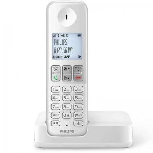 Teléfono Inalámbrico Philips D2501W/34/ Blanco - Imagen 1