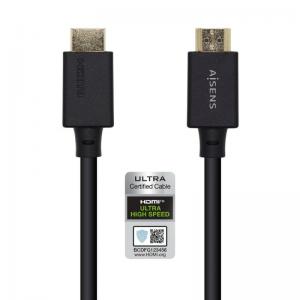 Cable HDMI 2.1 8K Aisens A150-0422/ HDMI Macho - HDMI Macho/ 1.5m/ Certificado/ Negro - Imagen 1