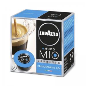 CAJA DE 16 CÁPSULAS DE CAFÉ PARA LAVAZZA CREMOSAMENTE DEK ( DESCAFEINADO ) A MODO MÍO ESPRESSO - Imagen 1