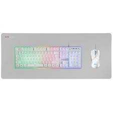 Pack Gaming Mars Gaming MCPX/ Teclado H-MECH  + Ratón Óptico + Alfombrilla/ Blanco - Imagen 4