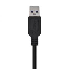 Cable USB 3.0 Aisens A105-0446/ USB Macho - USB Macho/ 1m/ Negro - Imagen 2