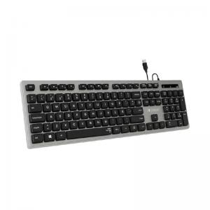 Teclado Subblim Wired Ergo Keys Silent Flat HQ/ Gris - Imagen 1