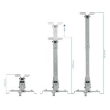 Soporte de Techo para Proyector TooQ PJ2012T-S/ Inclinable-Nivelable/ hasta 20kg - Imagen 2