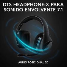 Auriculares Inalámbricos Logitech G533/ con Micrófono/ USB/ Negros - Imagen 2