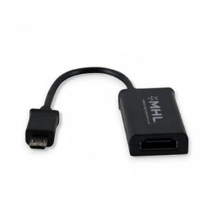 Cable MHL 11 Pines 3GO CMHL11 HDMI Macho - MicroUSB Macho/ Negro - Imagen 1