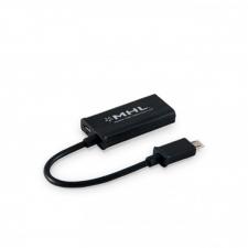 Cable MHL 11 Pines 3GO CMHL11 HDMI Macho - MicroUSB Macho/ Negro - Imagen 2