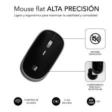 Ratón Inalámbrico Subblim Wireless Mini/ Hasta 1600 DPI/ Gris Espacial - Imagen 4