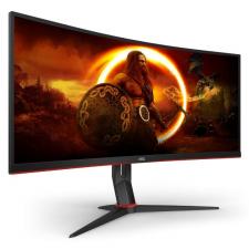 Monitor Gaming Curvo Ultrapanorámico AOC CU34G2X/BK  34'/ WQHD/ Negro y Rojo - Imagen 2