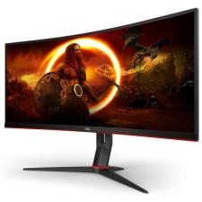 Monitor Gaming Curvo Ultrapanorámico AOC CU34G2X/BK  34'/ WQHD/ Negro y Rojo - Imagen 3