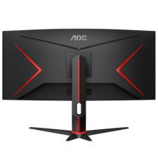 Monitor Gaming Curvo Ultrapanorámico AOC CU34G2X/BK  34'/ WQHD/ Negro y Rojo - Imagen 4