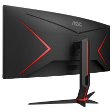 Monitor Gaming Curvo Ultrapanorámico AOC CU34G2X/BK  34'/ WQHD/ Negro y Rojo - Imagen 5