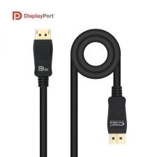 Cable Displayport 1.4 8K Nanocable 10.15.2501-L150/ Displayport Macho - Displayport Macho/ 1.5m/ Certificado/ Negro - Imagen 2