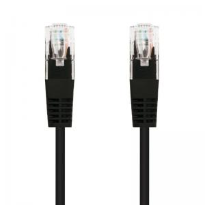 Cable de Red RJ45 UTP Nanocable 10.20.0400-L25-BK Cat.6/ 25cm/ Negro - Imagen 1