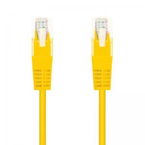 Cable de Red RJ45 UTP Nanocable 10.20.0400-L25-Y Cat.6/ 25cm/ Amarillo - Imagen 1