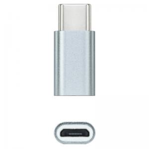 Adaptador Nanocable 10.02.0011/ USB Tipo-C Macho - Micro USB Hembra - Imagen 1