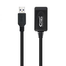 Cable Alargador con Amplificador HDMI Nanocable 10.01.0311/ HDMI Macho - HDMI Hembra/ 5m/ Negro - Imagen 2