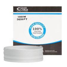 Bobina de Cable RJ45 FTP Nanocable 10.20.0702-FLEX Cat.5e/ 100m/ Gris