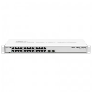 Switch Mikrotik CSS326-24G-2S+RM 26 Puertos/ RJ45 10/100/1000/ SFP/ PoE - Imagen 1