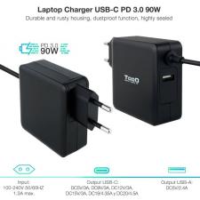 Cargador de Portátil TooQ TQLC-USBC90PD USB-C/ 90W/ Automático/ Voltaje 5-20V