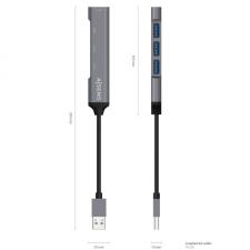 Hub USB 3.0 Aisens A106-0540/ 4 Puertos USB