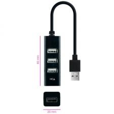 Hub USB 2.0 Nanocable 10.16.4404/ 4 Puertos USB