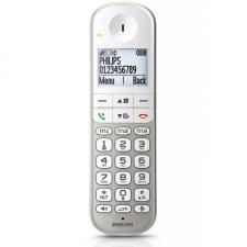 Teléfono Inalámbrico Philips XL4901S/ Plata y Blanco