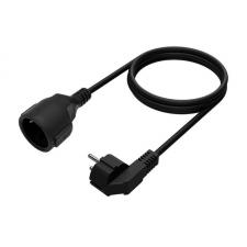 Cable Alargador de Alimentación Aisens A132-0600/ CEE7 Macho - CEE7 Hembra/ 2m/ Negro